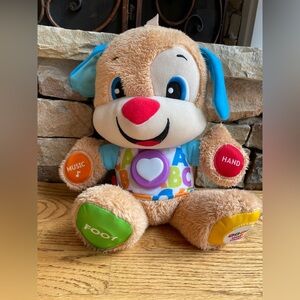 Fisher-Price Baby & Toddler Laugh & Learn Smart Stages Puppy Musical Plush
